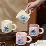 كوب ستيتش  لون زهر و بيج