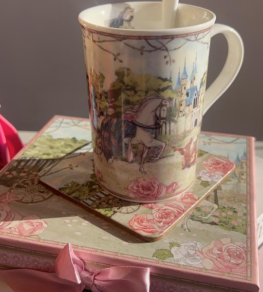 كوب روميو وجوليت  مع كوستر و معلقة