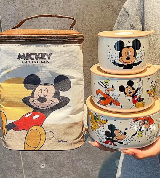 طقم حافظ للطعام.ميكي ماوس